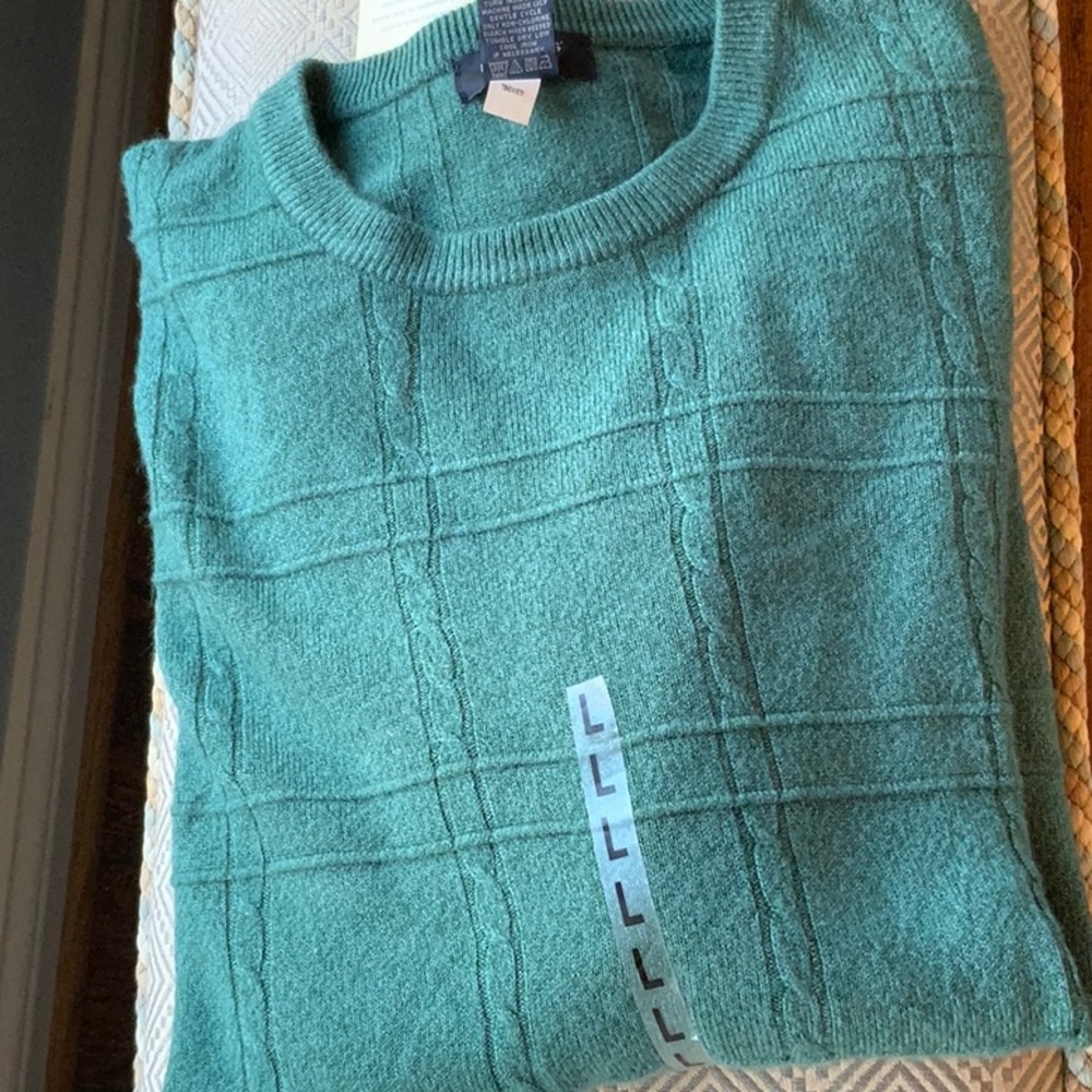 MENS SWEATER GREEN L NWT DOCKERS